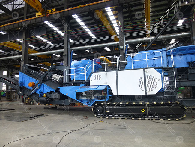 履帶式移動破碎站